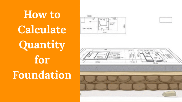How to Calculate Quantity for Foundation